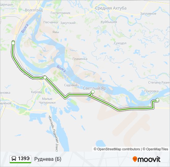 Автобус 139Э: карта маршрута