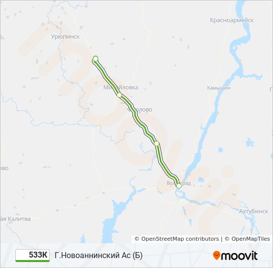 Новоаннинский волгоград автобус