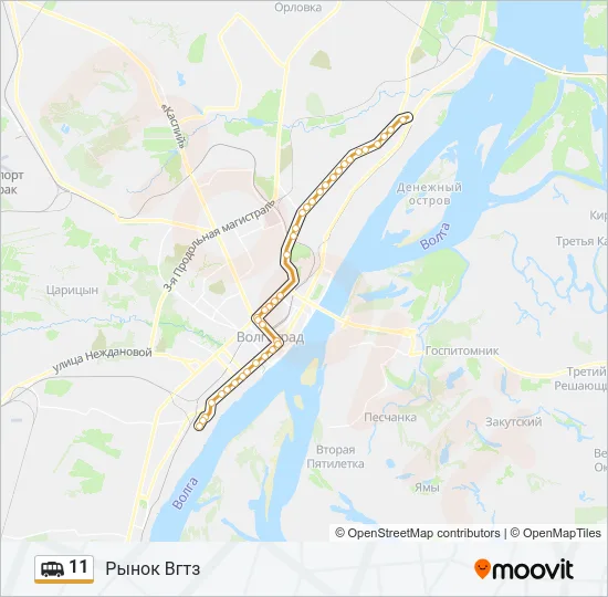 11 Shuttle Line Map
