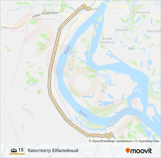 15 Shuttle Line Map