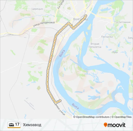 17 Shuttle Line Map