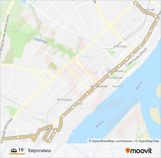 19 Shuttle Line Map