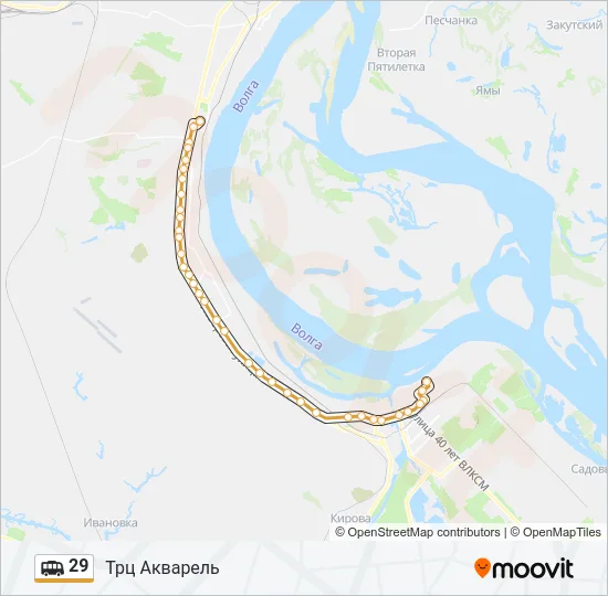29 Shuttle Line Map