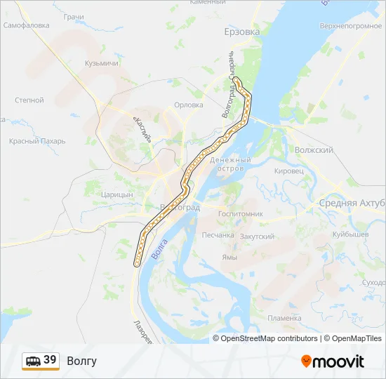 39 Shuttle Line Map