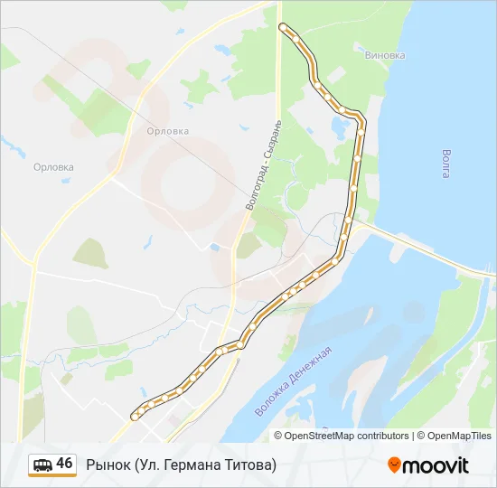 46 Shuttle Line Map