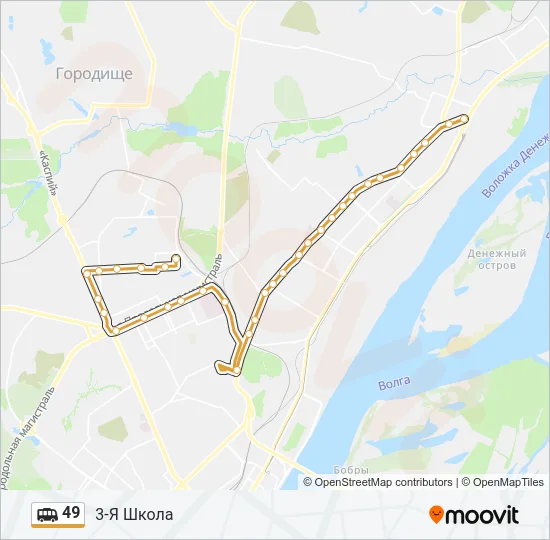 49 Shuttle Line Map