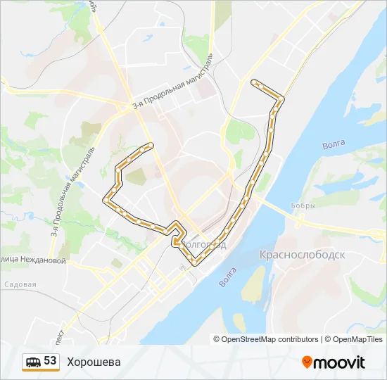 53 Shuttle Line Map