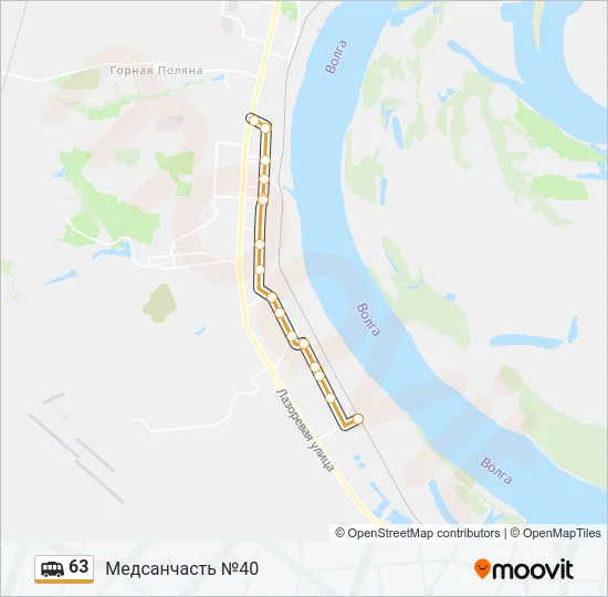 63 Shuttle Line Map