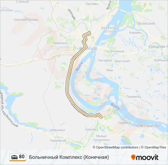 80 Shuttle Line Map