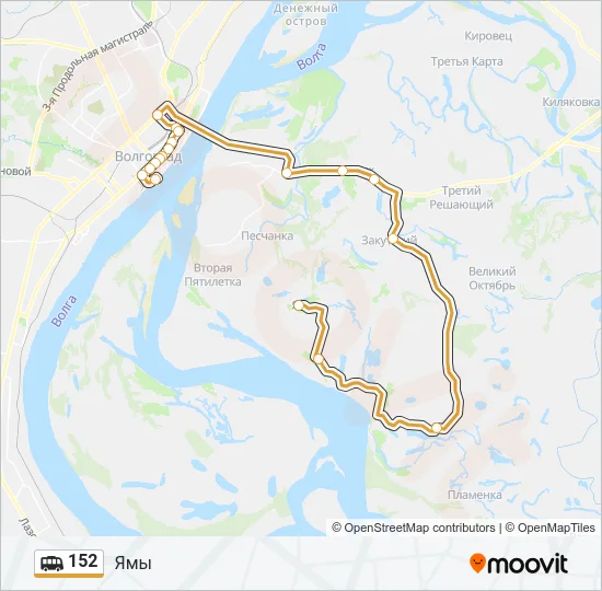 152 Shuttle Line Map