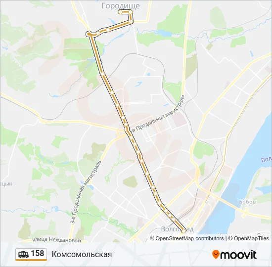 158 Shuttle Line Map