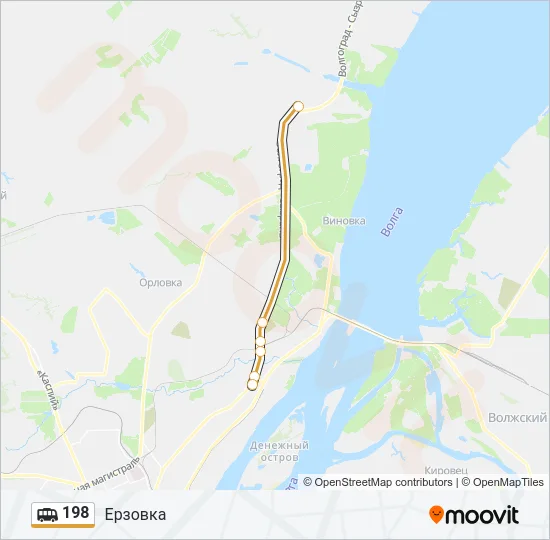 198 Shuttle Line Map