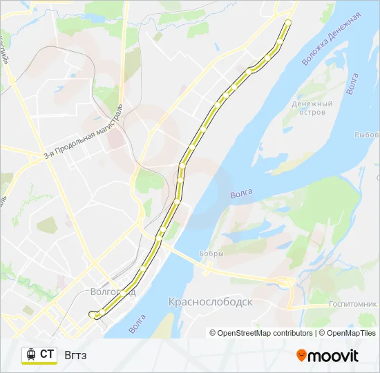 СТ Light Rail Line Map
