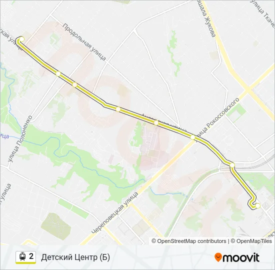 2 Light Rail Line Map