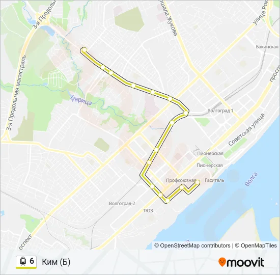 6 Light Rail Line Map