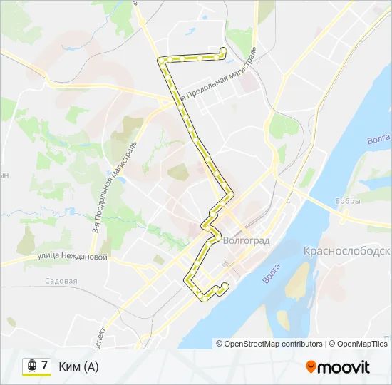 7 Light Rail Line Map
