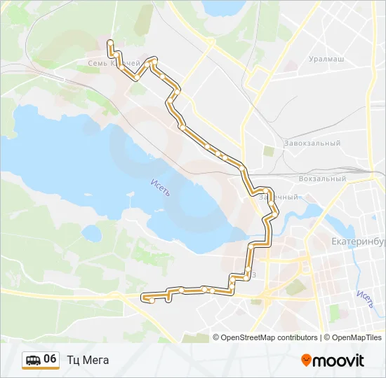 Маршрутка 06: карта маршрута