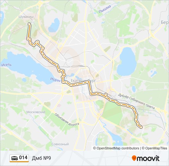 014 shuttle Line Map