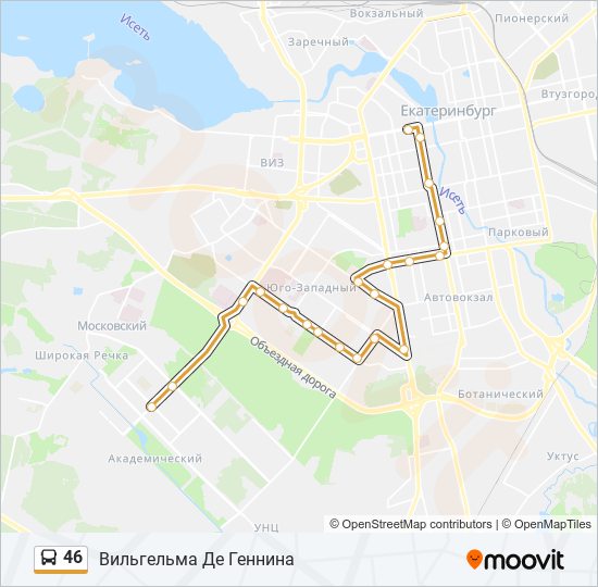 Расписание автобусов 46 и остановки. Маршрут 46с Волгоград с остановками на карте.