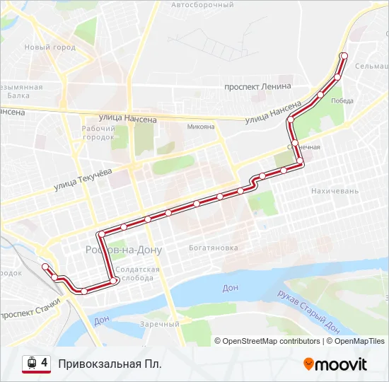 4 Light Rail Line Map