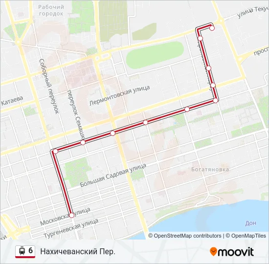6 Light Rail Line Map