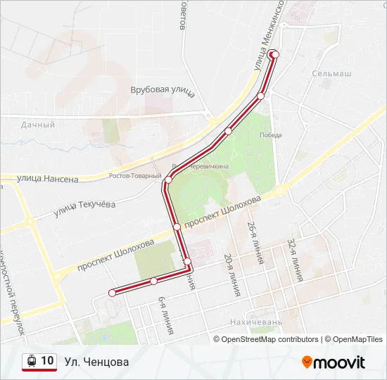 10 Light Rail Line Map
