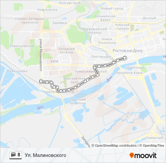 8 Shuttle Line Map