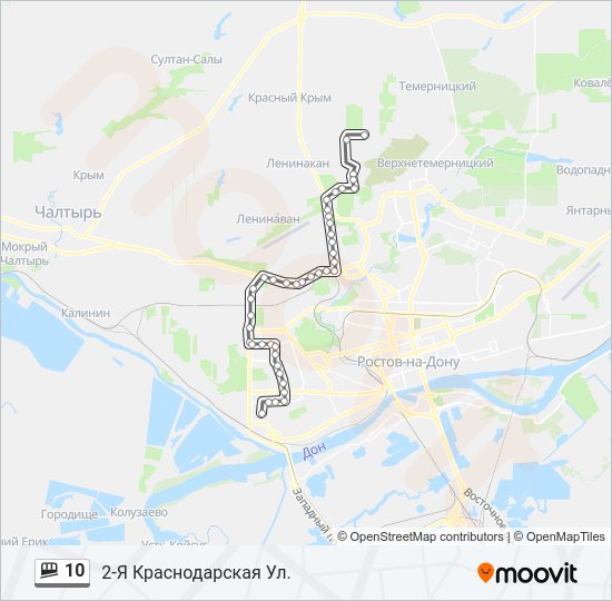 10 Shuttle Line Map