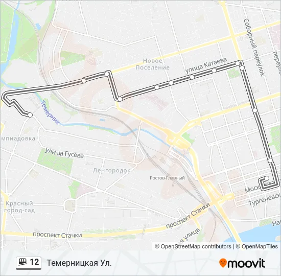 12 Shuttle Line Map