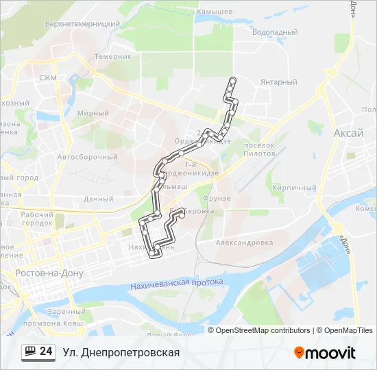24 Shuttle Line Map