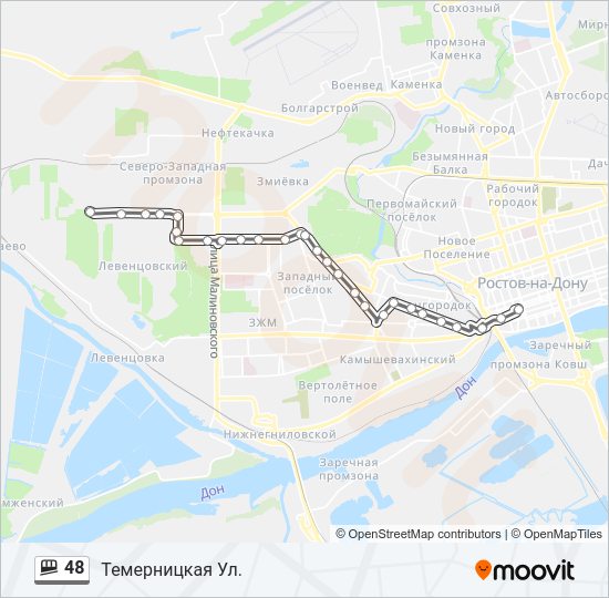 48 Shuttle Line Map