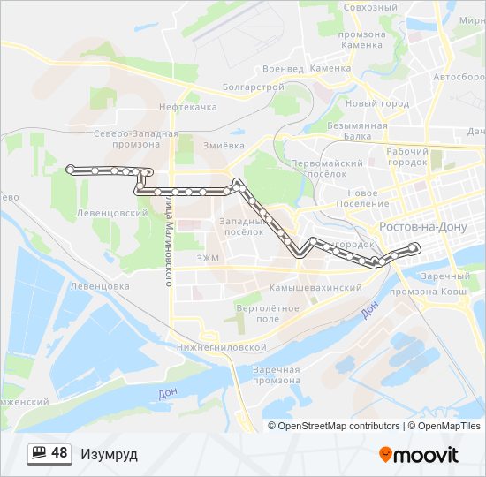 48 Shuttle Line Map