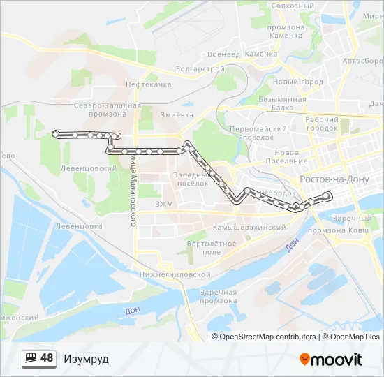 48 Shuttle Line Map