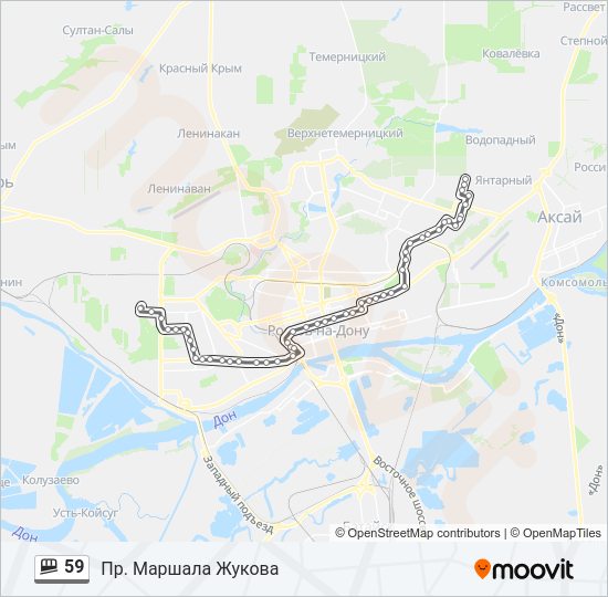 59 Shuttle Line Map