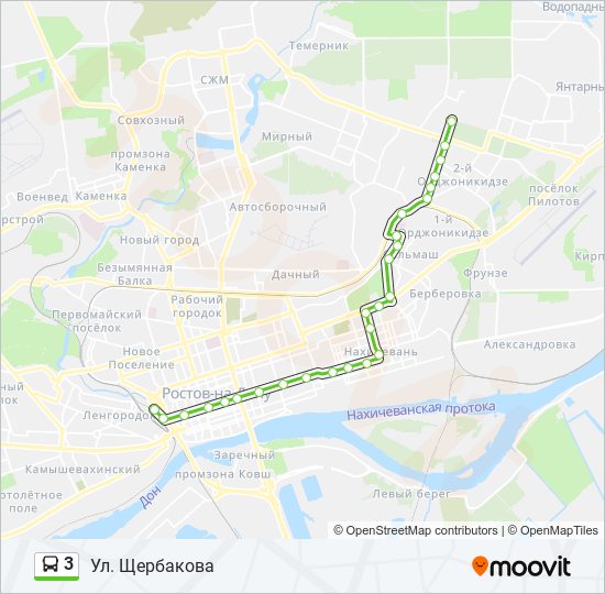 Автобус 201 на карте. Маршрут автобуса 3. Привокзальная 3 а на карте. Маршрут автобуса 3 Ростов на Дону.