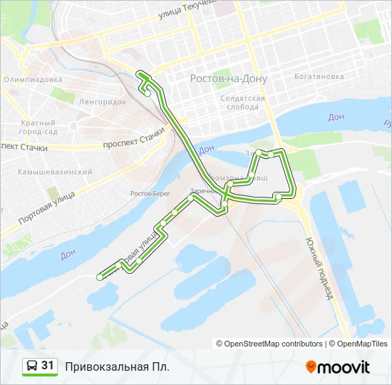 31 Bus Line Map