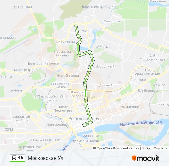 Маршрут 46с волгоград схема