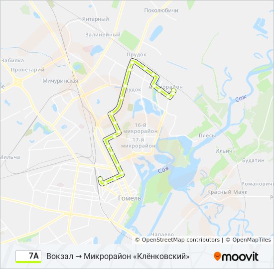 Автобус 7 карта