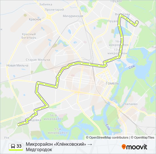 Маршрут 033 маршрутки Екатеринбург. Медгородок карта. Маршрут 33 автобуса Калининград на карте. Маршрут 33 автобуса Белгород на карте с остановками.