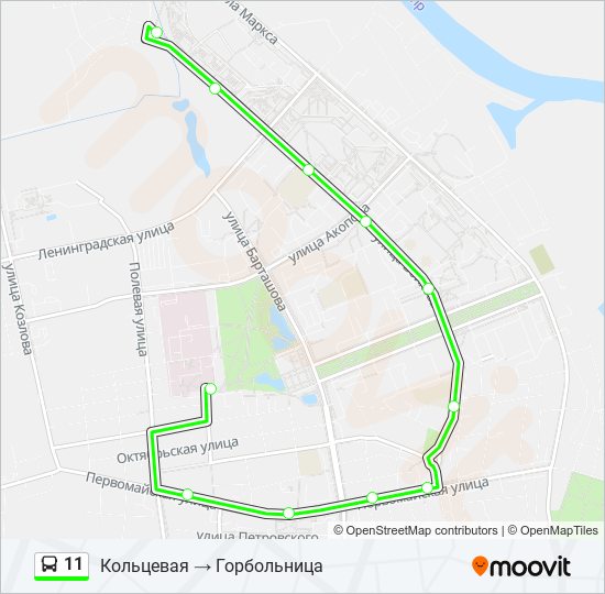 Маршрут 11 автобуса. 11 Маршрут. Маршрут 11 автобуса ковров на карте. 11 Маршрут Донецк.