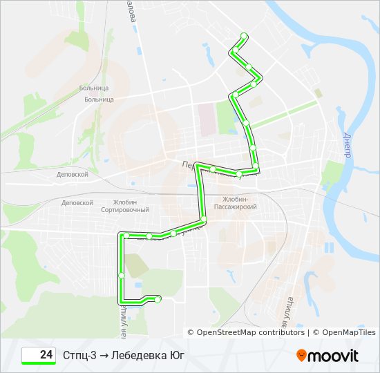 Маршрут 24 схема движения