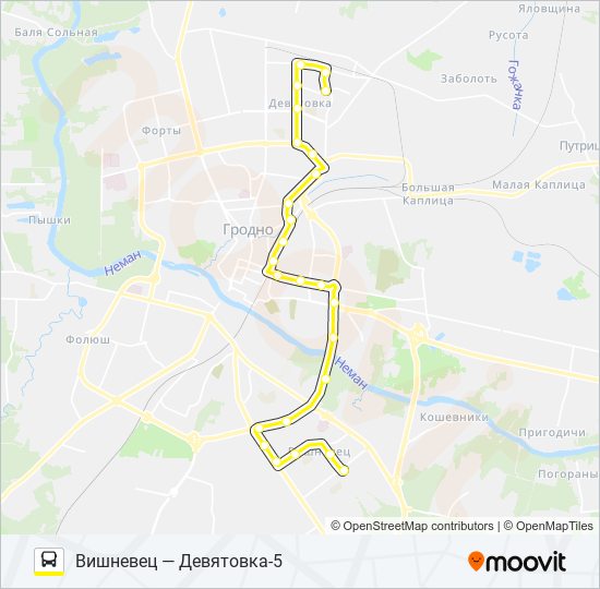 2т Route: Schedules, Stops & Maps - Вишневец — Девятовка-5 (Updated)