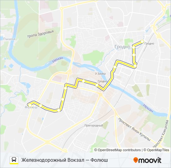 3-Т bus Line Map