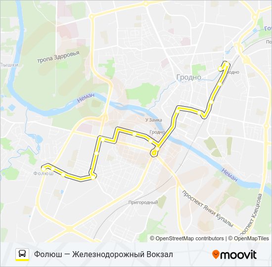 Автобус 3-Т: карта маршрута