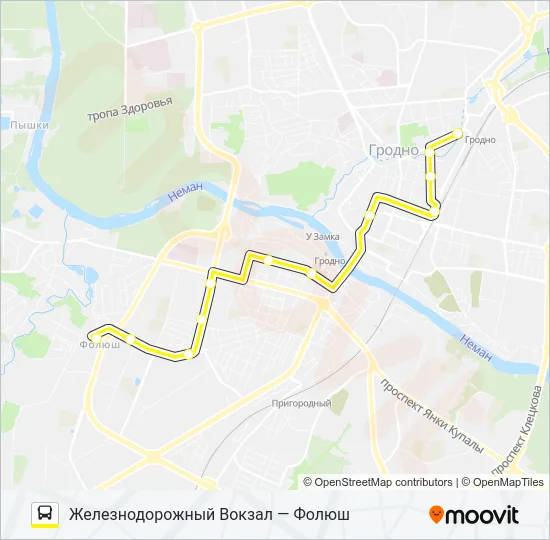 Автобус 3-Т: карта маршрута
