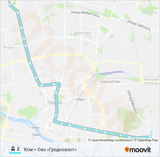 Канатная дорога 2: карта маршрута
