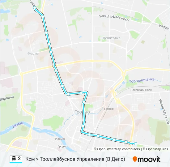 Канатная дорога 2: карта маршрута