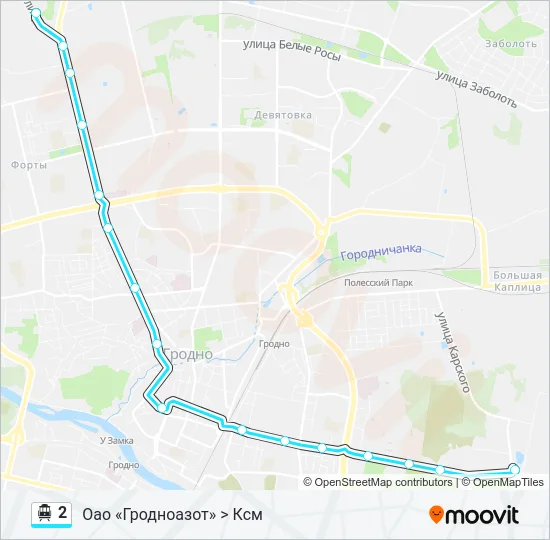 Канатная дорога 2: карта маршрута