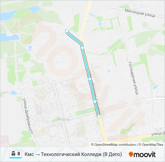 8 Cable Car Line Map
