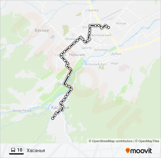 10 Bus Line Map